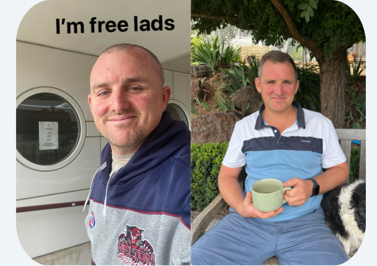 Marcus on the recovery path, enjoying his life and ready to help others.